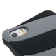 coque iPhone 5 / 5S / SE silicone 3D glace à l’italienne – Noir / Gris