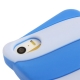 coque iPhone 5 / 5S / SE silicone 3D glace à l’italienne – Bleu / Gris