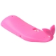 coque iPhone 5 / 5S / SE silicone 3D baleine – rose