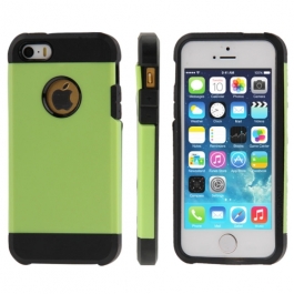 coque iPhone 5 / 5S / SE TPU logo Apple – jaune