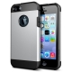 coque iPhone 5 / 5S / SE TPU logo Apple - argent