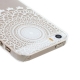 coque iPhone 5 / 5S / SE transparente blanche motif circulaire