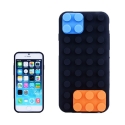 Coque iPhone 6 plus / 6S plus silicone block - noir