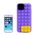Coque iPhone 6 plus / 6S plus silicone block - violet