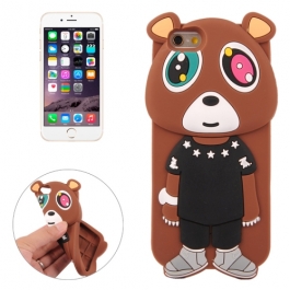 coque iPhone 6 plus / 6S plus silicone 3D peluche ourson