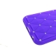 coque iPhone 6 plus / 6S plus silicone matelassé diamant - violet