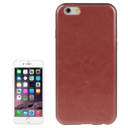 Coque iPhone 6 plus / 6S plus texture cuir - rouge