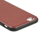 coque iPhone 6 plus / 6S plus texture cuir - rouge