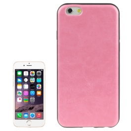 coque iPhone 6 plus / 6S plus texture cuir - rose