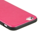 coque iPhone 6 plus / 6S plus texture cuir - magenta