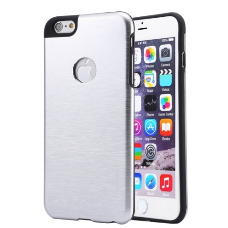 coque iPhone 6 plus / 6S plus MOTOMO - argent