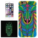 Coque iPhone 6 plus / 6S plus phosphorescente multicolore motif animal - serpent