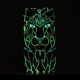 coque iPhone 6 plus / 6S plus phosphorescente multicolore motif animal - lion