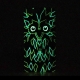 coque iPhone 6 plus / 6S plus phosphorescente multicolore motif animal - Hibou