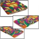 coque iPhone 6 plus / 6S plus phosphorescente multicolore motif animal - Chat