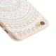 coque iphone 6 plus / 6S plus plastique transparente blanche motif mandala
