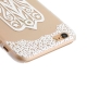 coque iphone 6 plus / 6S plus plastique transparente blanche motif main de fatma