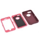 coque iPhone 6 plus / 6S plus bicolore anti-choc - rose / rouge
