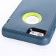 coque iPhone 6 plus / 6S plus bicolore anti-choc - bleu / vert
