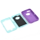 coque iPhone 6 plus / 6S plus bicolore anti-choc - violet / bleu