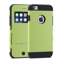 Coque iPhone 6 / 6S à rabat tactile - Vert