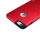 Coque iPhone 6 / 6S MOTOMO logo Apple - Rouge