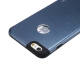 Coque iPhone 6 / 6S MOTOMO logo Apple - bleu