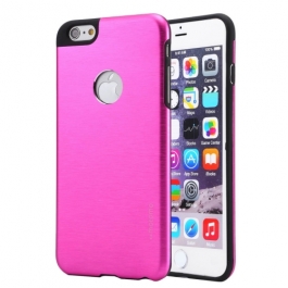 Coque iPhone 6 / 6S logo Apple - Magenta