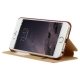 Coque iPhone 6 / 6S BASEUS à rabat tactile cuir - rouge