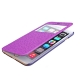 Coque iPhone 6 / 6S à rabat fenêtre porte-cartes - Violet