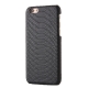 Coque iPhone 5 / 5S / SE texture peau serpent - Noir