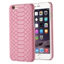 Coque iPhone 5 / 5S / SE texture peau serpent - Rose