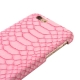 Coque iPhone 5 / 5S / SE texture peau serpent - Rose