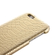 Coque iPhone 5 / 5S / SE texture peau serpent - Or