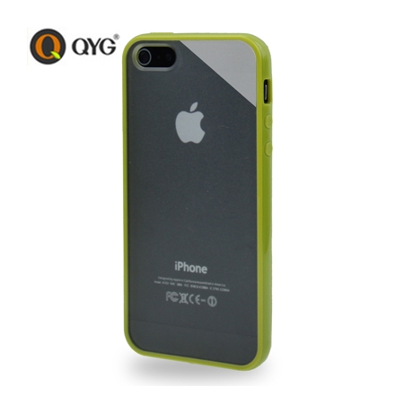 Coque iPhone 5 / 5S / SE Q-case transparente - Vert