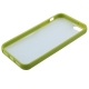 Coque iPhone 5 / 5S / SE Q-case transparente - Vert