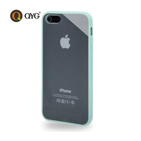 Coque iPhone 5 / 5S / SE Q-case transparente - bleu pale 