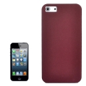 Coque iPhone 5 / 5S / SE sable mouvant givré - rouge vin