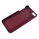 Coque iPhone 5 / 5S / SE sable mouvant givré - rouge