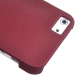 Coque iPhone 5 / 5S / SE sable mouvant givré - rouge