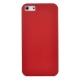 Coque iPhone 5 / 5S / SE sable mouvant givré - rouge