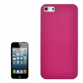 Coque iPhone 5 / 5S / SE sable mouvant givré - Rose