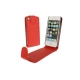 Etui de protection en cuir pour iPhone 5 Rouge