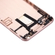 Chassis style iPhone 6S pour iPhone 6 (Or Rose)