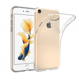 Coque en silicone souple transparente pour iPhone 7