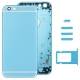Châssis / Face arrière customs iPhone 6 couleur bleu clair