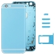 Châssis / Face arrière customs iPhone 6 couleur bleu clair