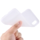 Coque iPhone X en silicone souple (Blanc)