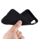 Coque iPhone X en silicone souple (Noir)