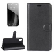 Housse porte-cartes en cuir iPhone X (Noir)